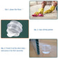 Forda Transparent Acrylic Cylindrical Anti-Collision Buffer Self Adhesive Floor Door Stopper