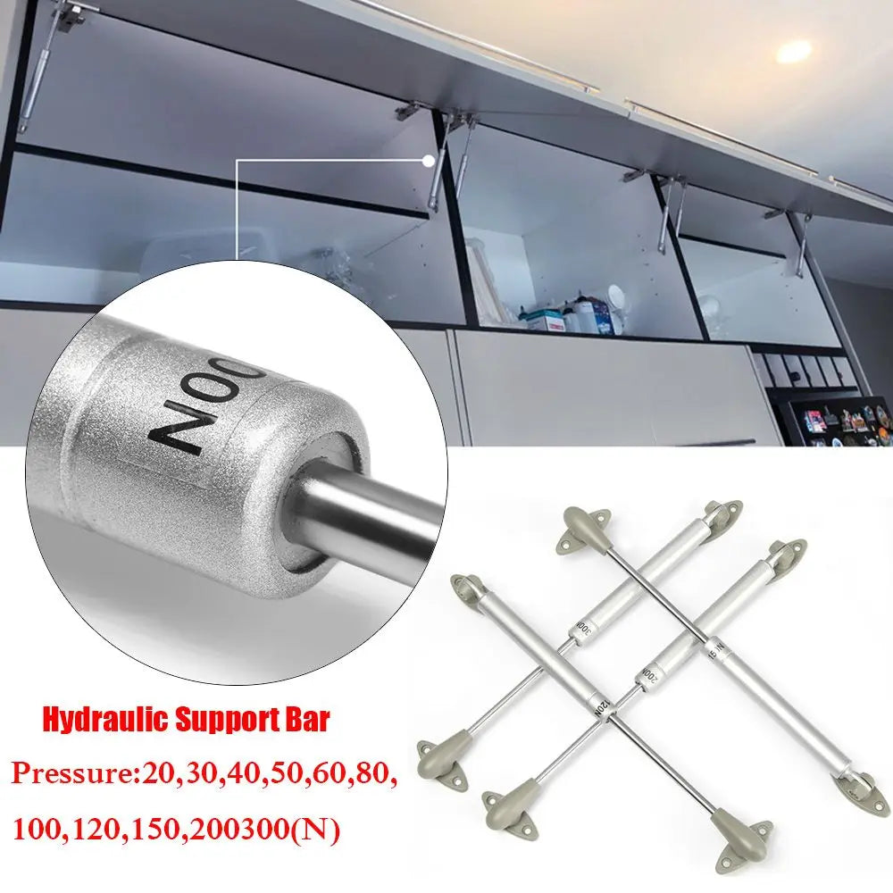 Forda 20-300N Hydraulic Hinges Door Lift Support for Kitchen Cabinet, Pneumatic Gas Spring for Wood Furniture Cabinet Prop Hardware