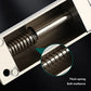 Forda Telescopic Door Stopper Spring Loaded Heavy Duty Adjustable Position with Foot Brake Wedges for Door Bottom Seam