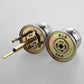 Forda Stainless Steel Round Door Knobs Handle Internal Entrance Passage Lock with Key