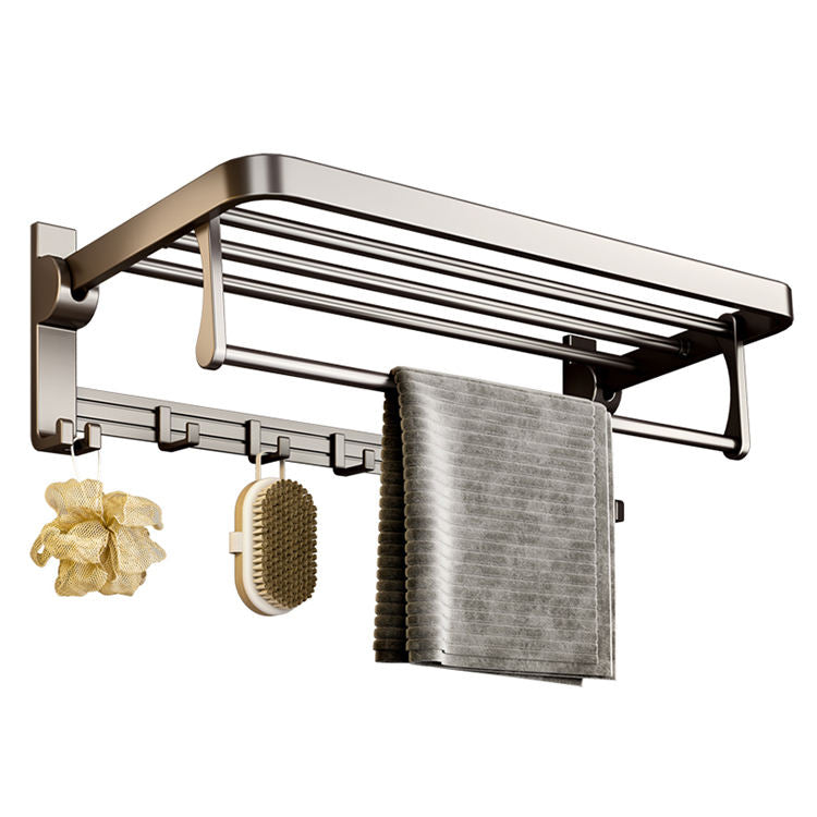 Forda Aluminium Bathroom Shelf with Towel Bar