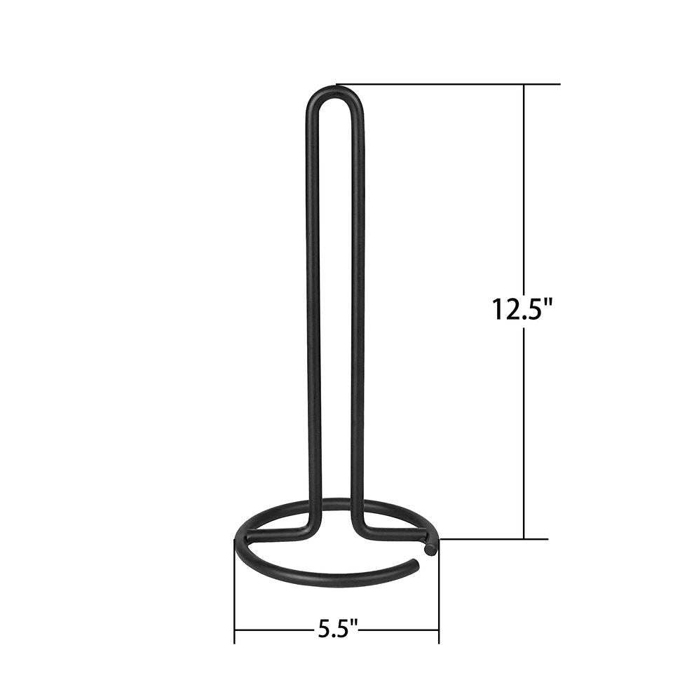 Forda Kitchen Countertop Sturdy Metal Paper Towel Stand Dispenser