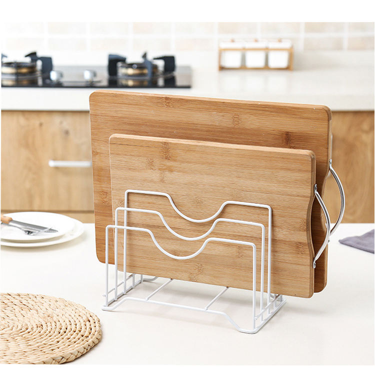 Forda Multi-layer Steel Wire Cutting Board Rack Kitchen Organizer