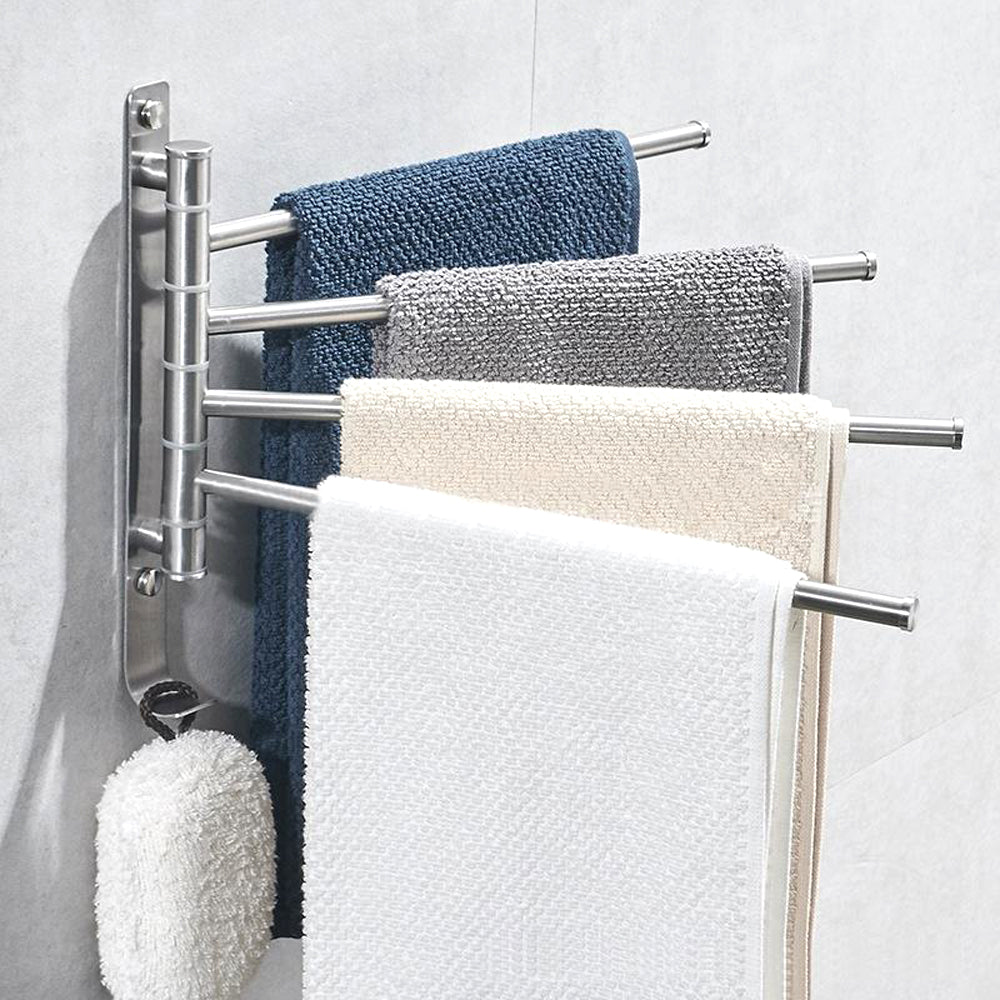 Forda Stainless Steel Hotel Revolving Bath Hand Towel Rack