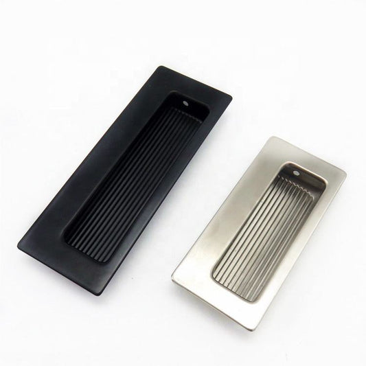 Forda Stainless Steel Matt Black Flush Cabinet Pulls