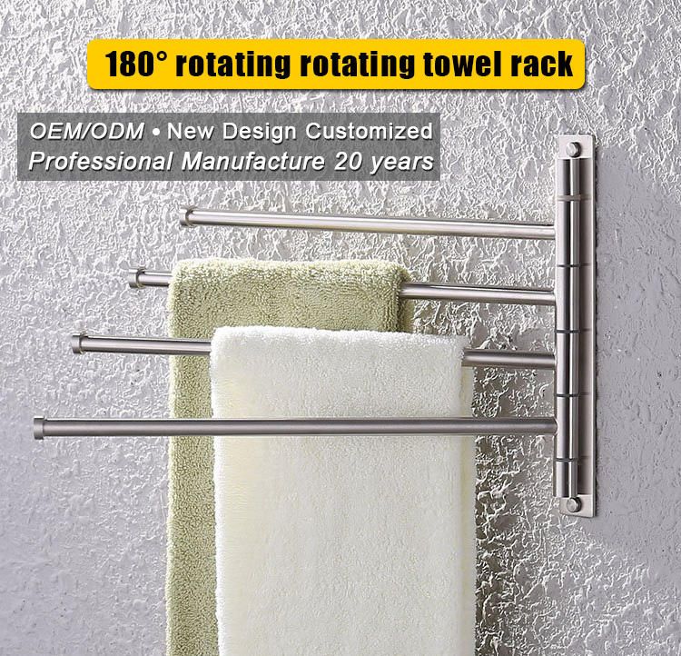 Forda Stainless Steel Rotating Hand Towel Rack