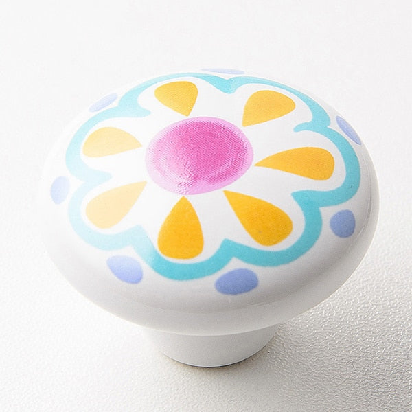 Forda Children Bedroom Dresser Ceramic Door Knobs