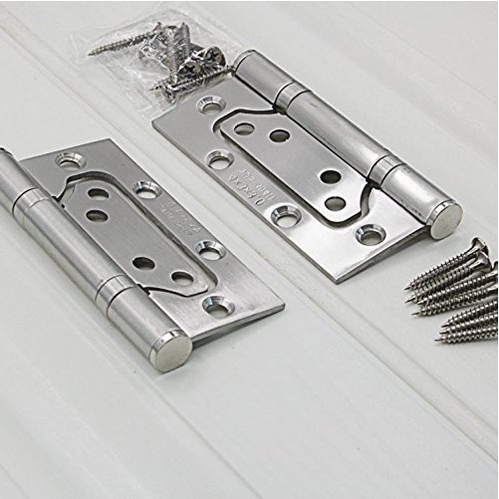 Forda Non Mortise Ball Bearing 4 Inch SS Door Butterfly Hinge (1pair/2pcs)