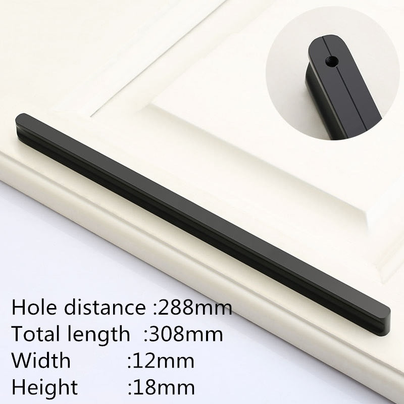 Forda Aluminum Alloy Extrusion Long Wardrobe Closet Pull Handles