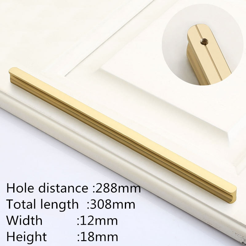 Forda Aluminum Alloy Extrusion Long Wardrobe Closet Pull Handles