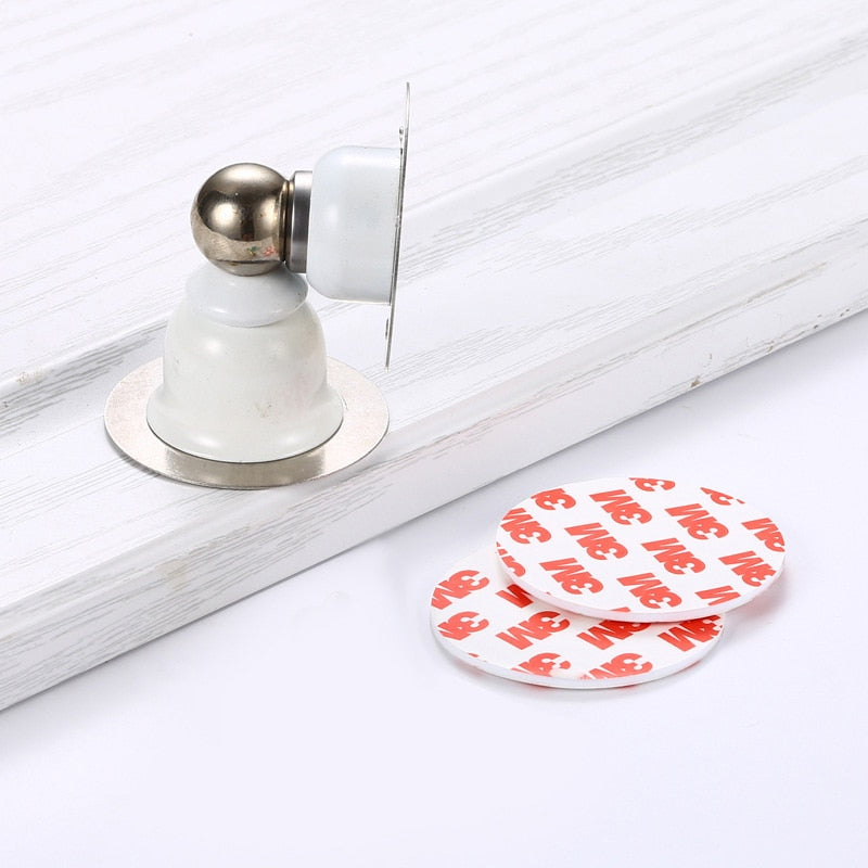 Forda Stainless Steel Magnetic Nail-free Anti-Collision Door Stop