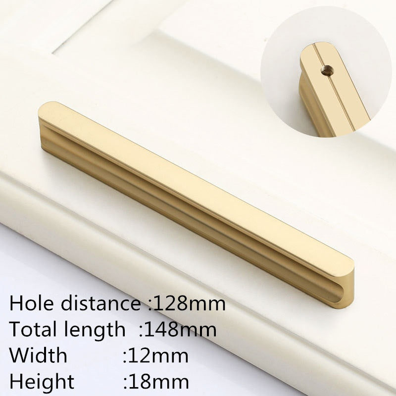 Forda Aluminum Alloy Extrusion Long Wardrobe Closet Pull Handles