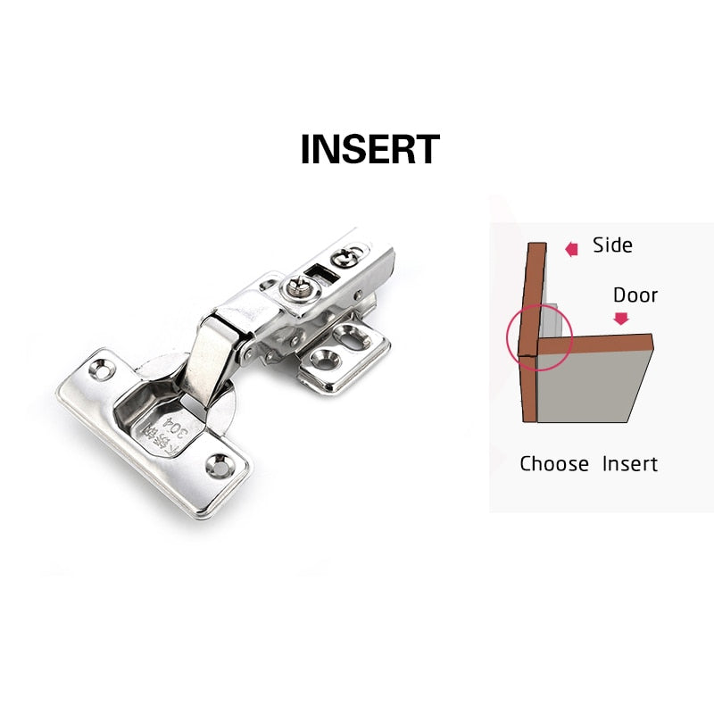 Forda Stainless Steel Hydraulic Soft Close Kitchen Cabinet Door Hinge