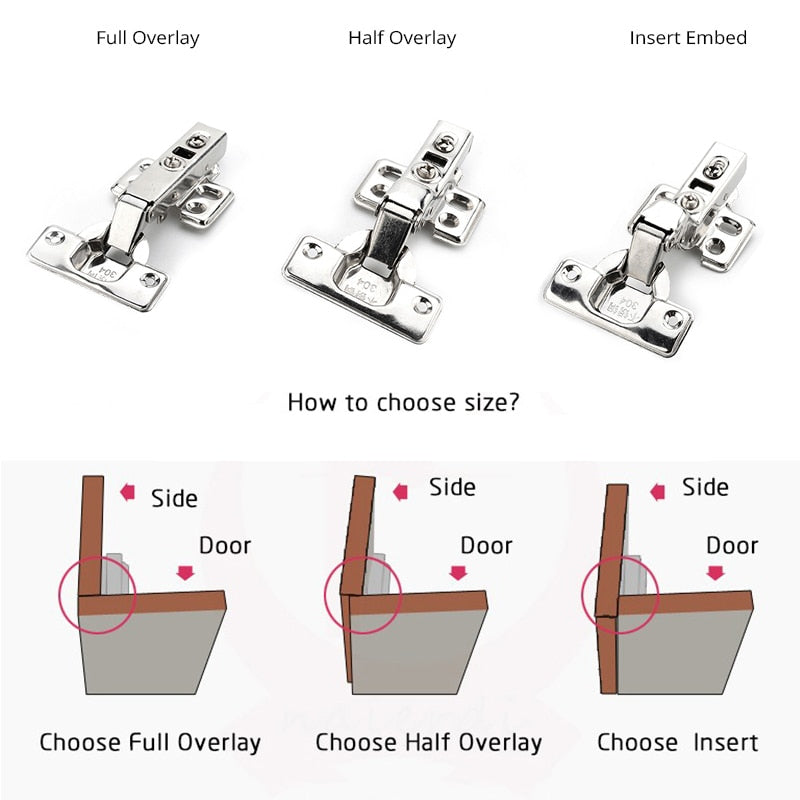 Forda Stainless Steel Hydraulic Soft Close Kitchen Cabinet Door Hinge