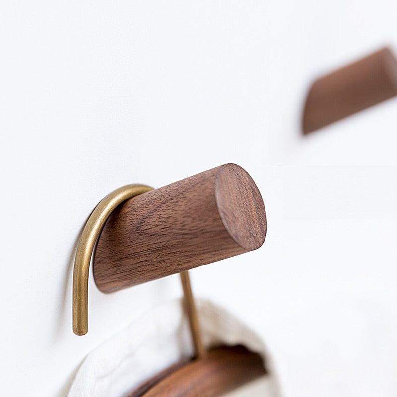 Forda Wall Mounted Key Holder Wooden Coat Hooks