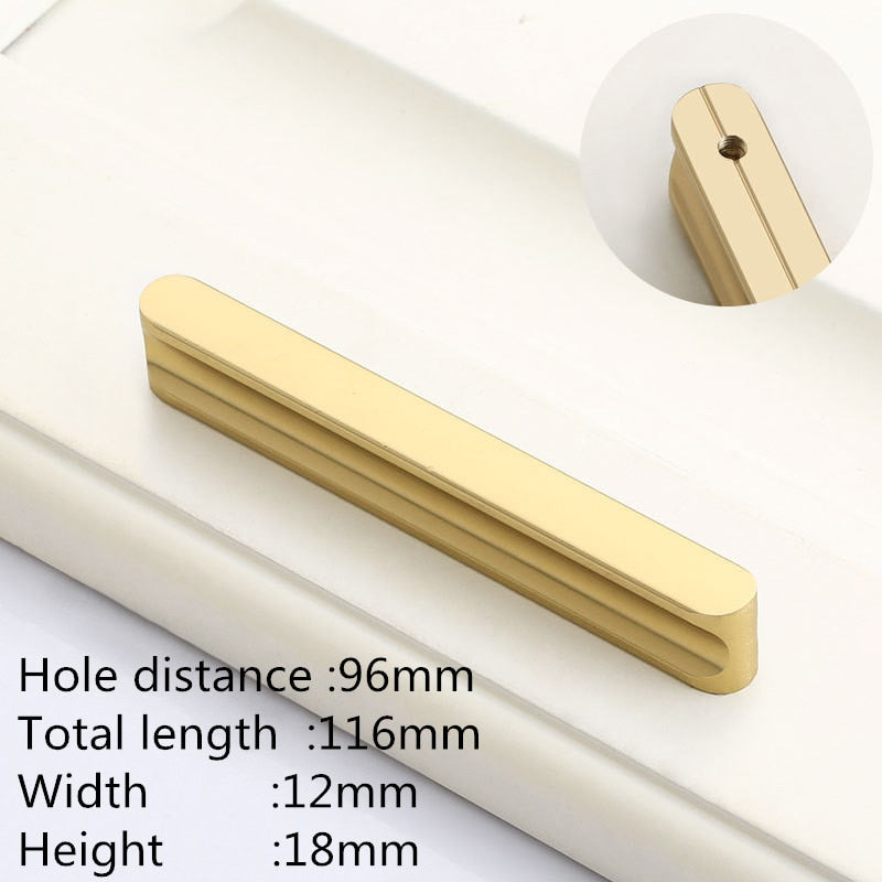 Forda Aluminum Alloy Extrusion Long Wardrobe Closet Pull Handles