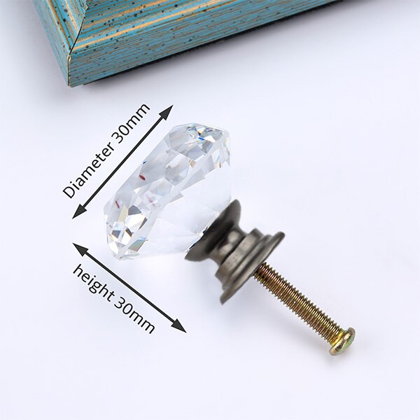 Forda Diamond Crystal Knobs for Kitchen Cabinets