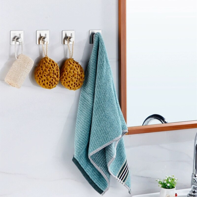 Forda Single Hooks Black Stainless Steel Bathroom Towel Hooks