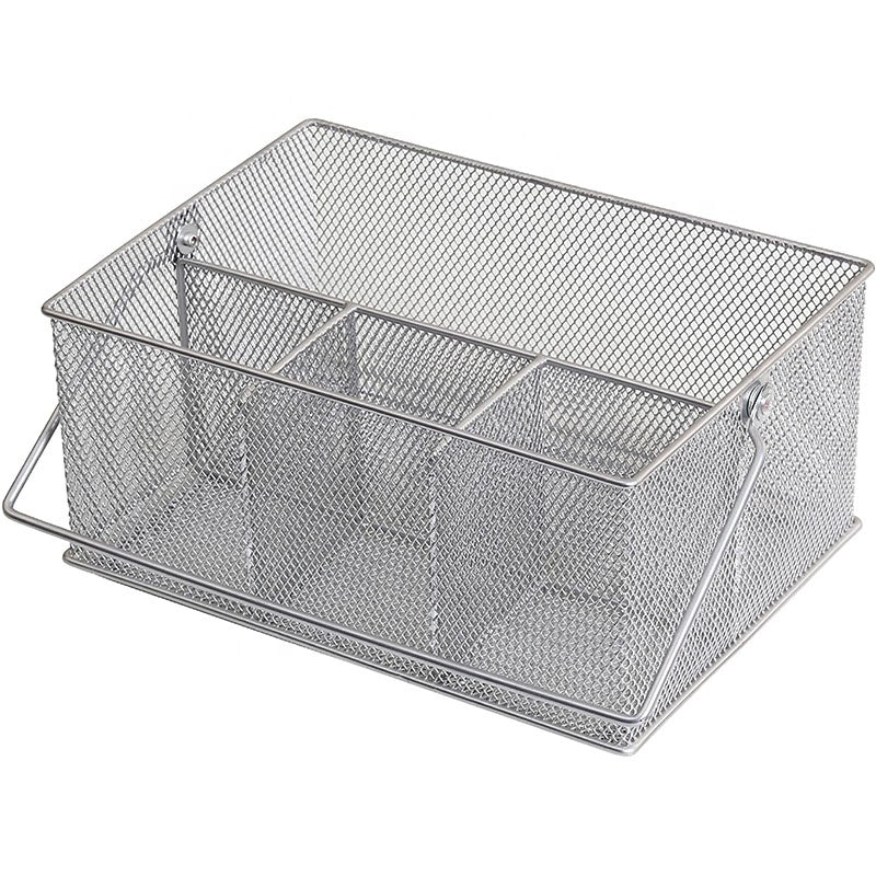 Forda Mesh Basket Kitchen Condiment Organizer Utensil Holder