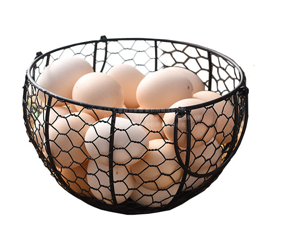 Forda Metal Craft Wire Mesh Gruit Bread Eggs Storage Basket Holder