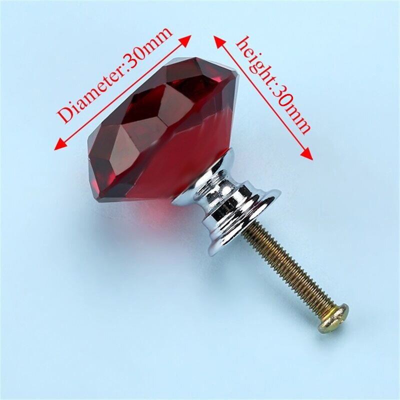 Forda Diamond Crystal Knobs for Kitchen Cabinets