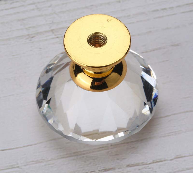 Forda Diamond Crystal Knobs for Kitchen Cabinets