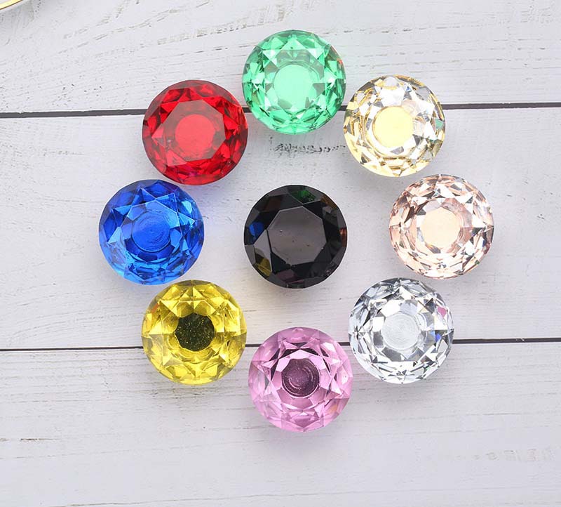 Forda Diamond Crystal Knobs for Kitchen Cabinets