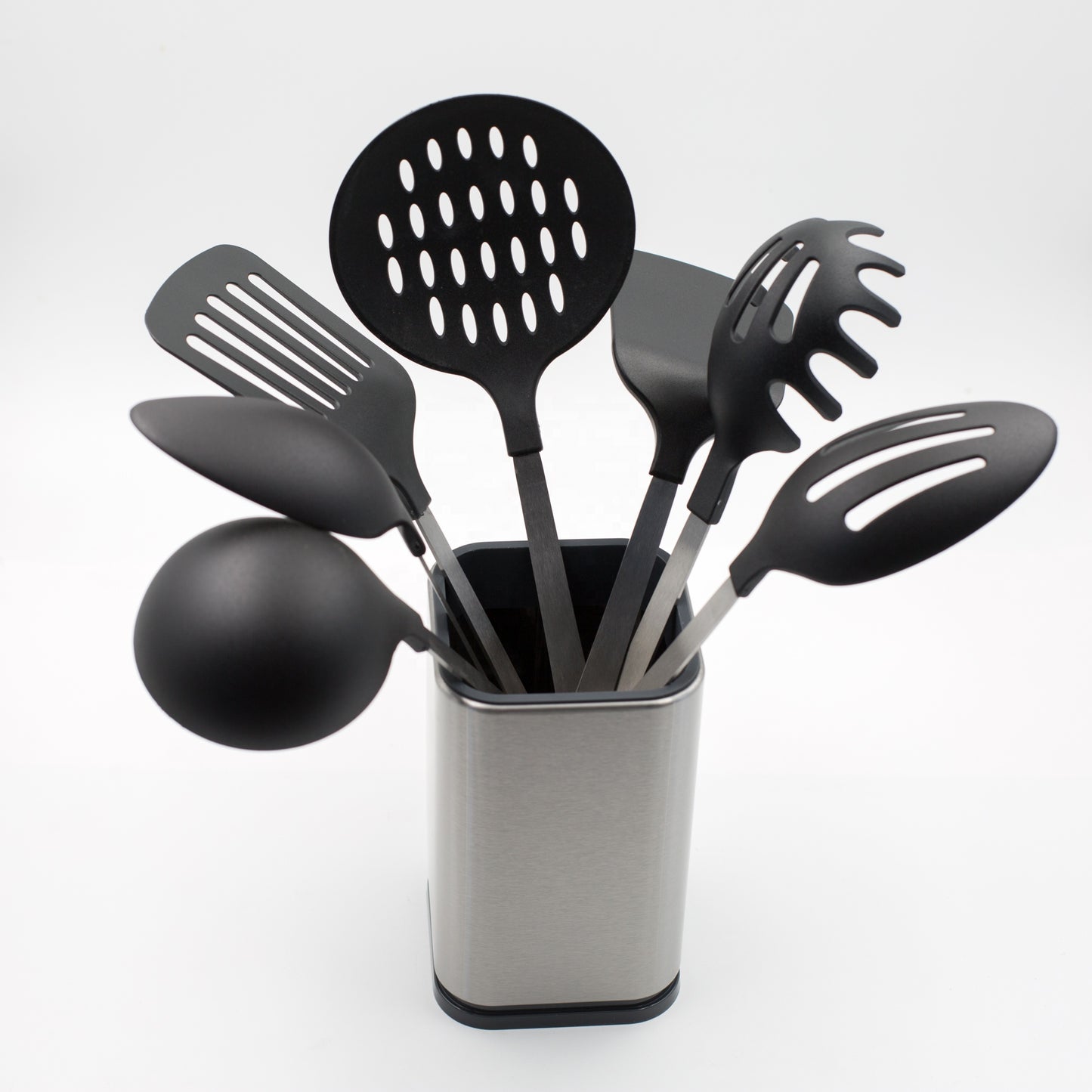 Forda Stainless Steel Kitchen Utensil Holder for Cooking and Serving