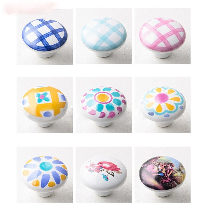 Forda Children Bedroom Dresser Ceramic Door Knobs