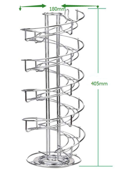 Forda Stainless Steel Egg Dispenser Organizer Rack