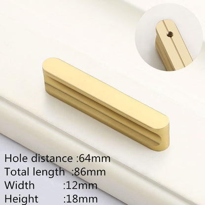 Forda Aluminum Alloy Extrusion Long Wardrobe Closet Pull Handles