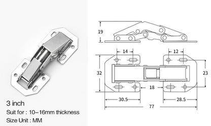 Forda 90 Degree Soft Close Cabinet Door Hinges