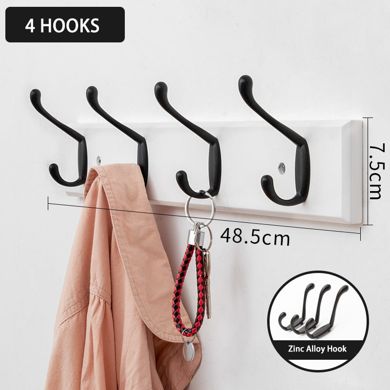 Forda Home Decor Black Coat Hooks