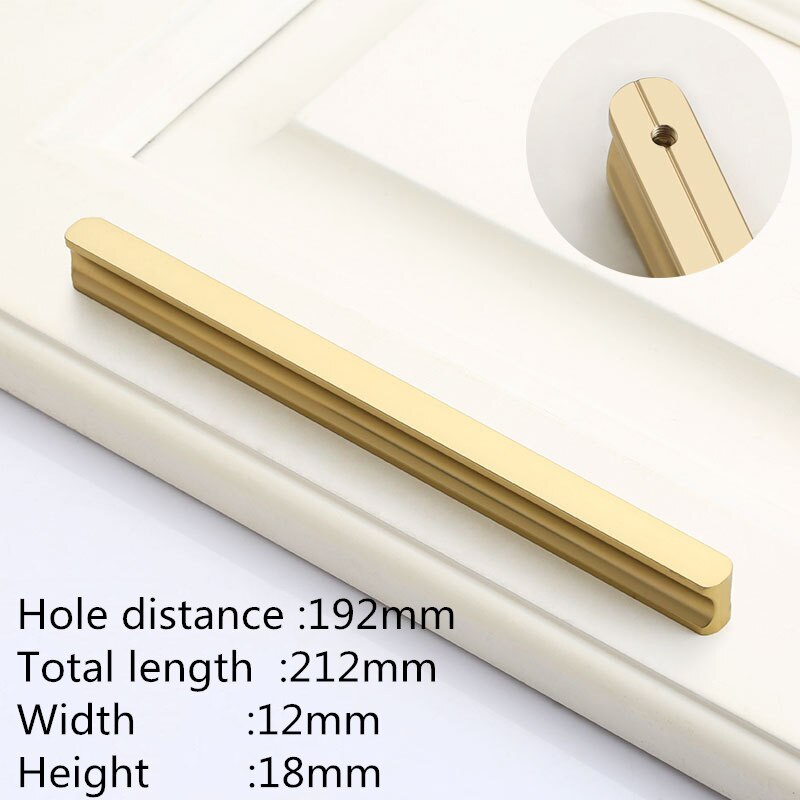 Forda Aluminum Alloy Extrusion Long Wardrobe Closet Pull Handles