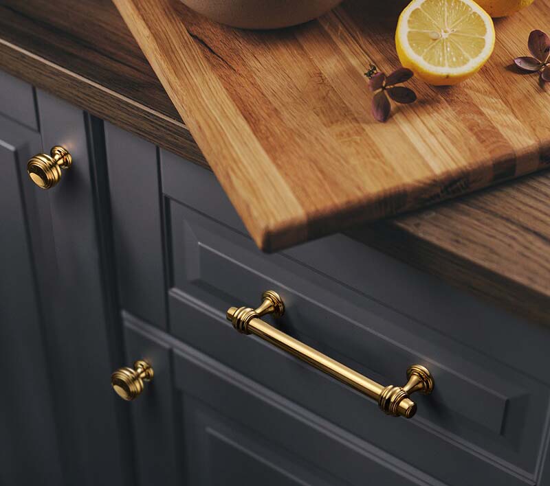 Forda Cabinet Zinc Drawer Handles and Knobs