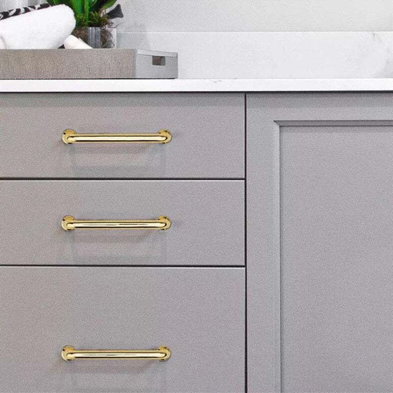 Forda Zinc Alloy Cupboard Gold Knobs and Pulls