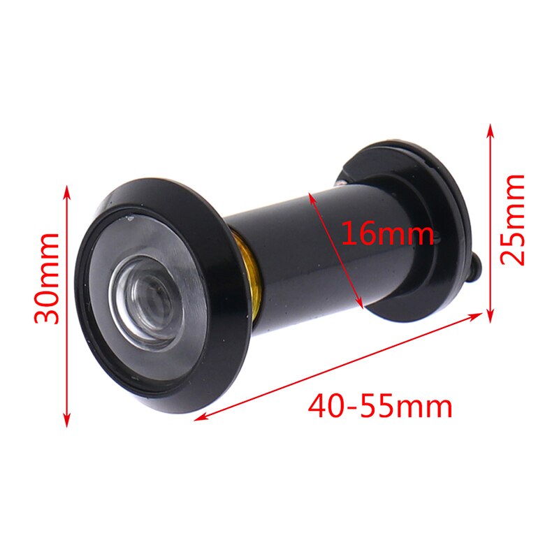 Forda 200 Degree 16-26mm Glass Lens Wide Angle Peephole Door Viewer