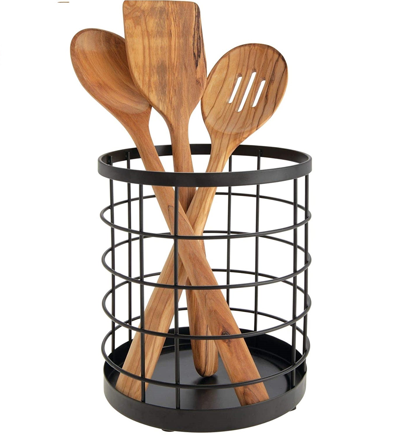 Forda Kitchen Utensil Holder Round Countertop Organizer