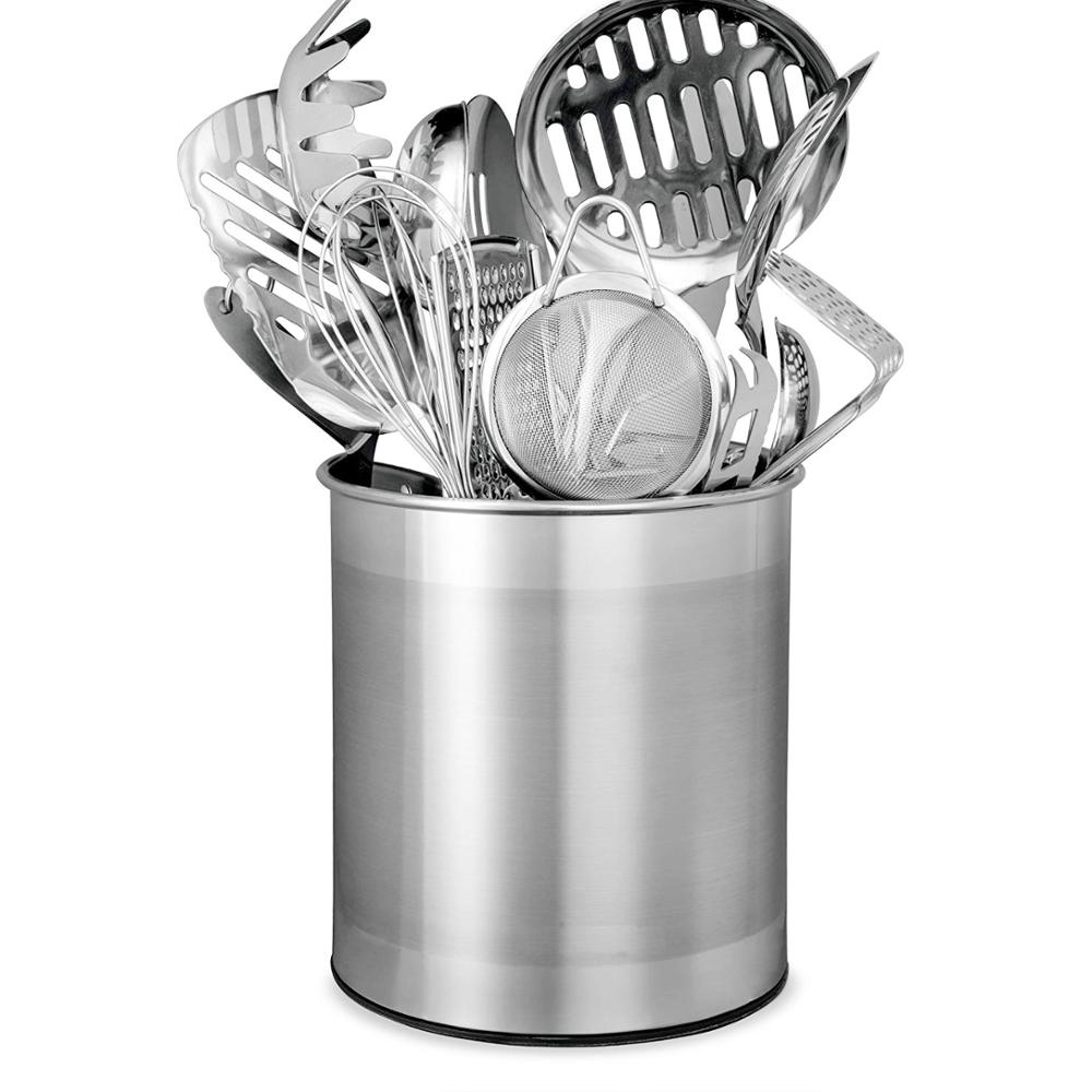 Forda Stainless Steel Rotating Cutlery Utensil Holder