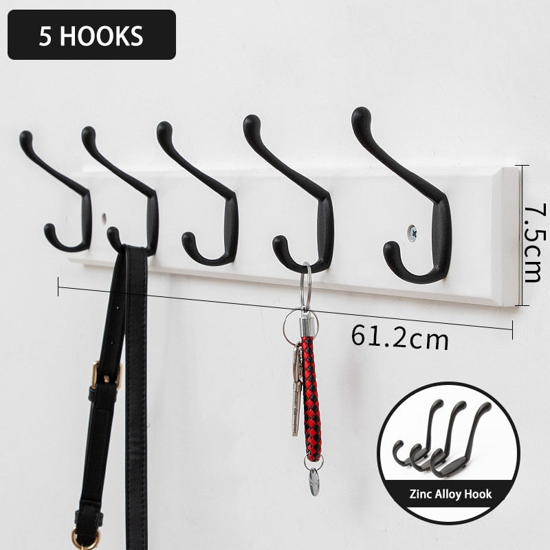 Forda Home Decor Black Coat Hooks