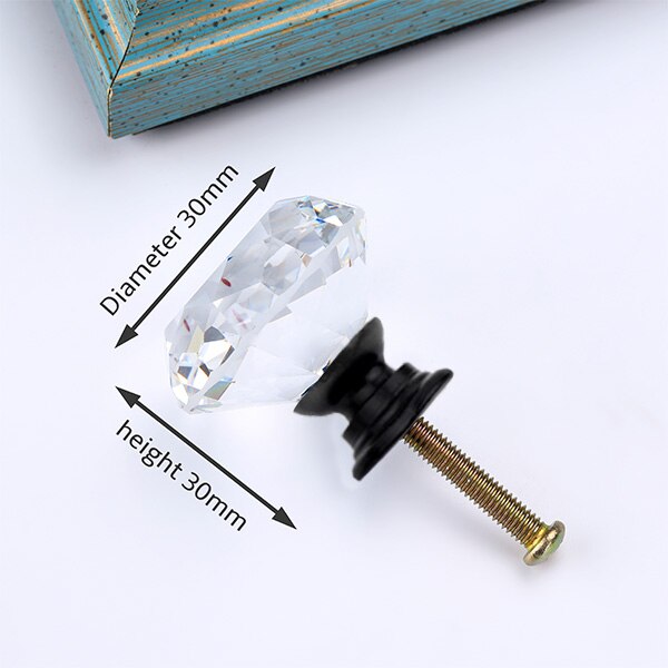 Forda Diamond Crystal Knobs for Kitchen Cabinets