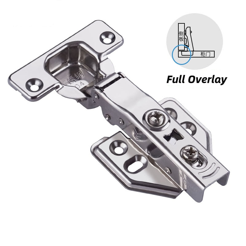 Forda Stainless Steel Damper Buffer Overlay Cabinet Hinges