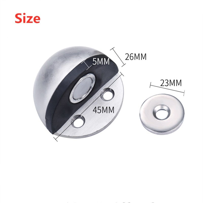 Forda Floor Mounted Stainless Steel Magnetic Door Stopper