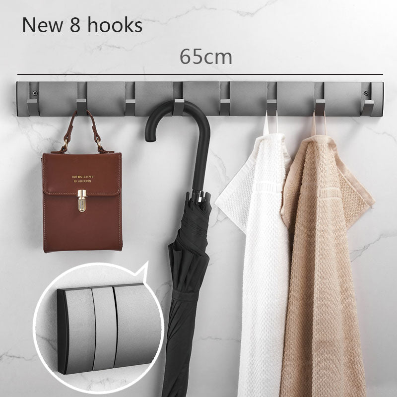 Forda Aluminium Gold Folding Wall Mounted Coat Hooks