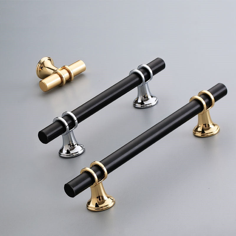 Forda Solid bar black Kitchen Cabinet Knobs