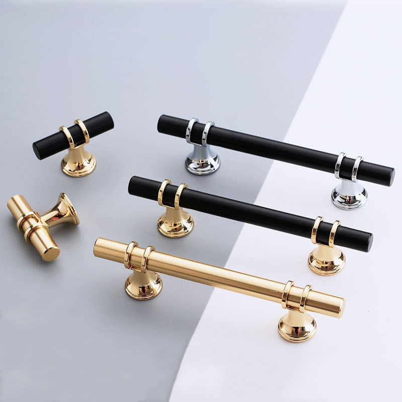 Forda Solid bar black Kitchen Cabinet Knobs