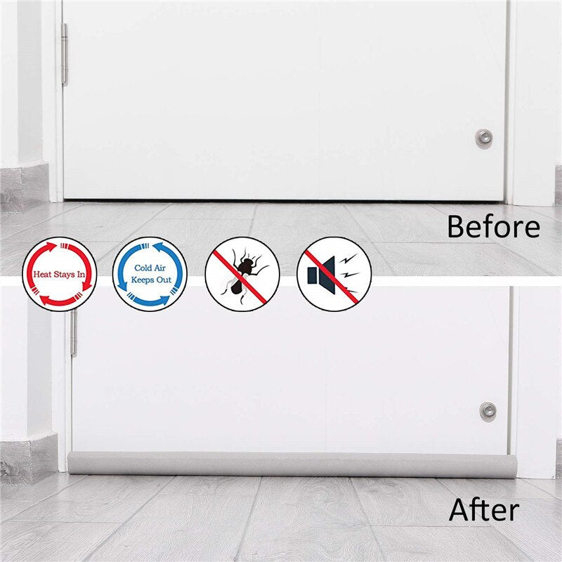 Forda Windproof Noise Isulation Foam Sealing Strip tape Door Draft Blocker Stopper