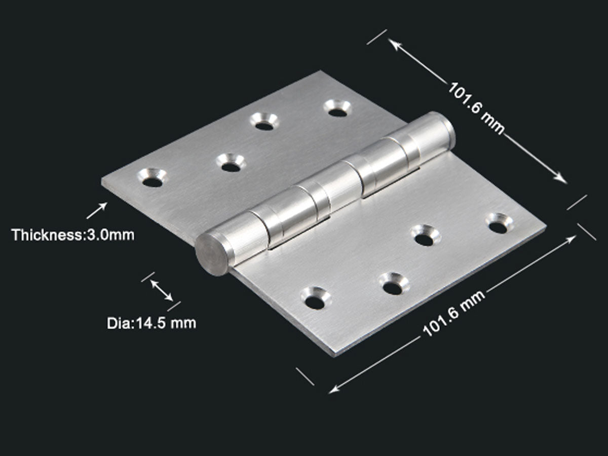 Forda 4 Inch Ball Bearing FireRated Bedroom Wood Door Hinge